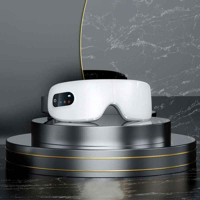 Bluetooth heated eye massager for anti-fatigue relief