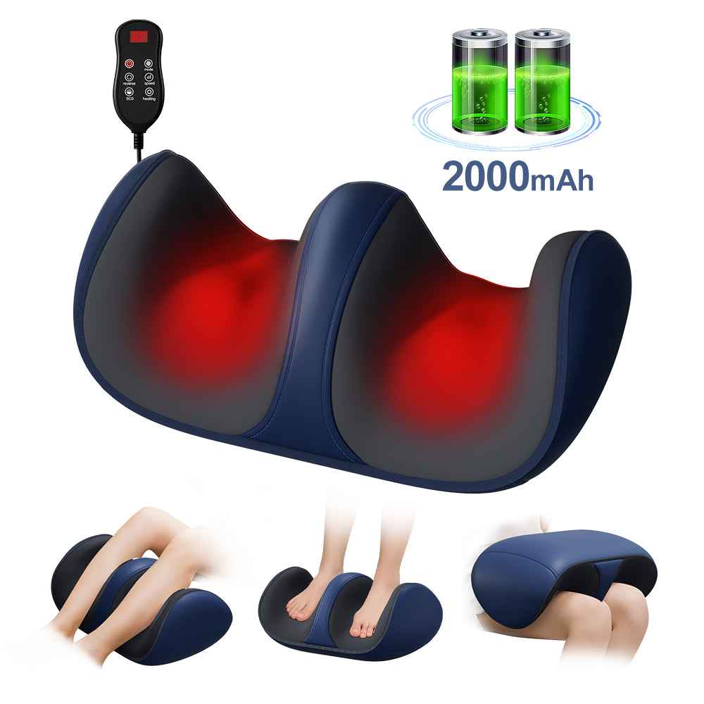 Masseur Pieds Shiatsu Chaleur - Soulage Pieds Mollets Jambes Bras