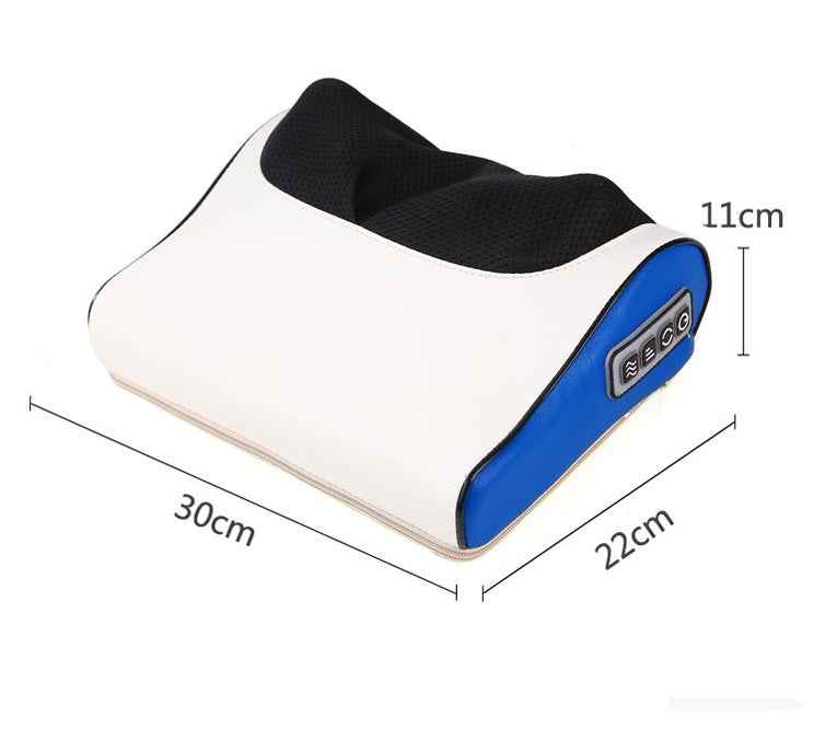 Coussin Massage Cervical Électrique - 16 Têtes Pétrissage Infrarouge