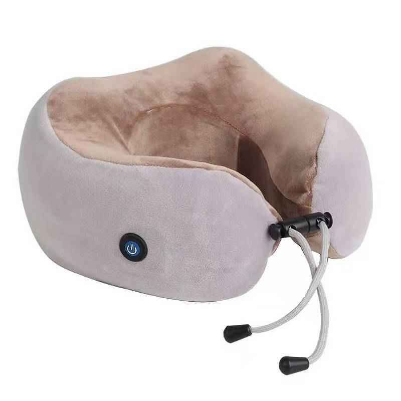 U Shaped Electric Neck Massage Pillow - Cervical Massager for Shoulder and Back Relaxation