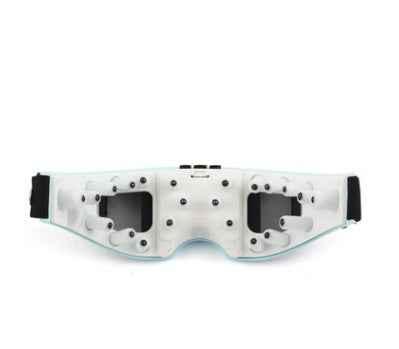 Masque Massage Yeux Vibrant Magnétique - Acupression Anti-Cernes Fatigue