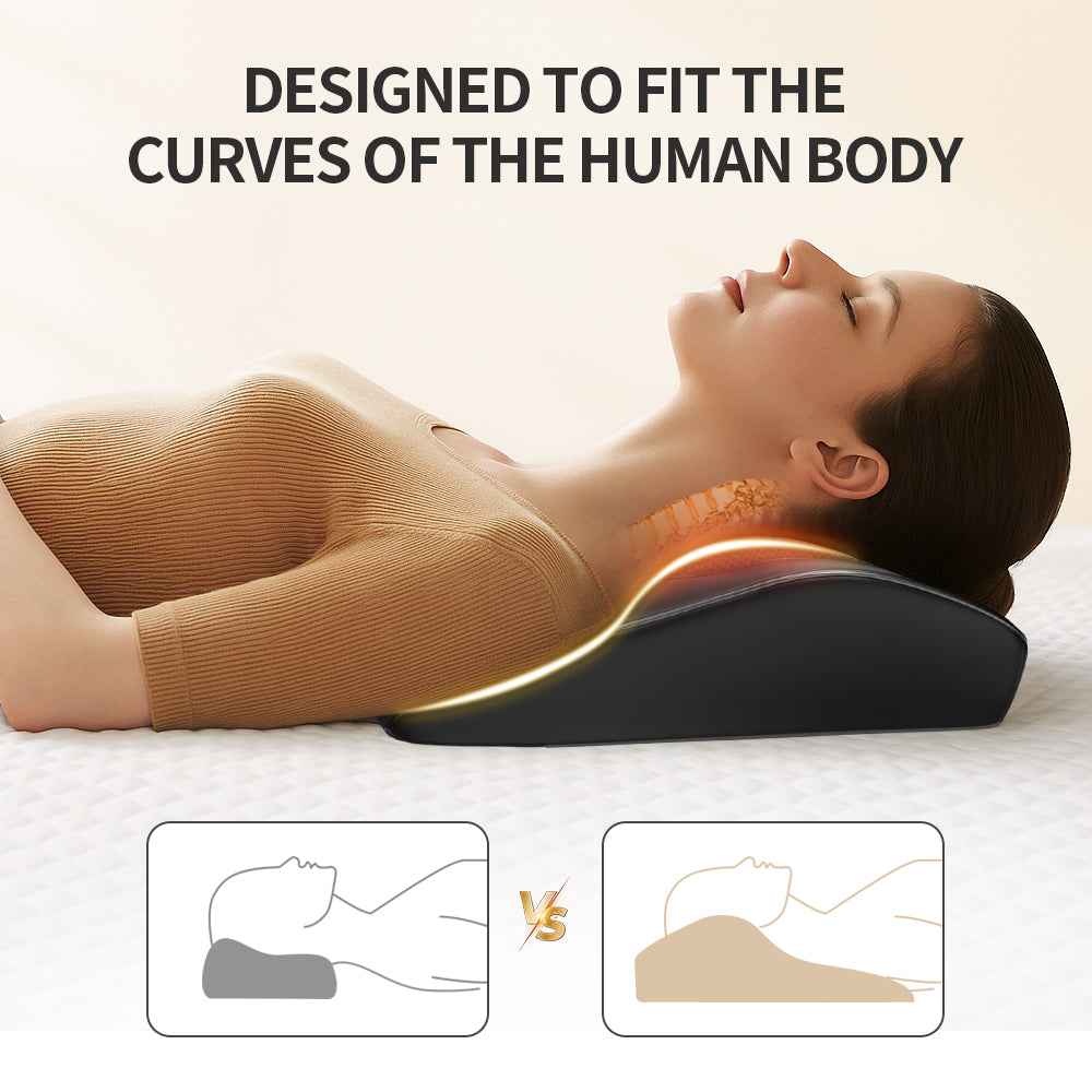 Coussin Masseur Nuque Chaleur 3 Vitesses - Vibrations Cervicales Voyage