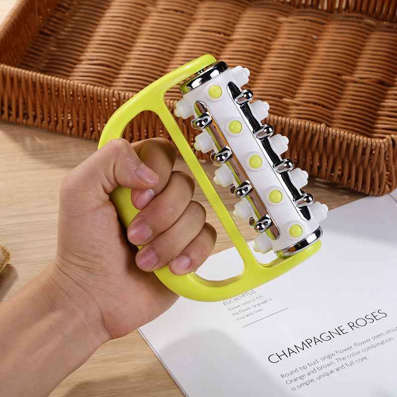 Cellulite Massager Roller for Body and Face Lift – Portable Lymphatic Massage Tool with Handle