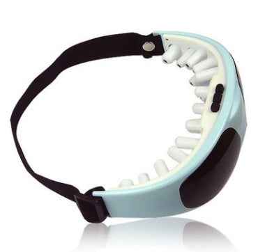 Masque Massage Yeux Vibrant Magnétique - Acupression Anti-Cernes Fatigue