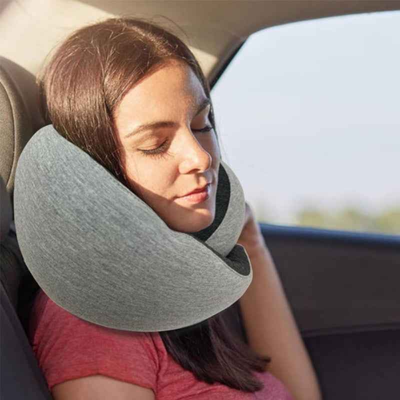 Coussin Cervical Voyage Mémoire de Forme - Oreiller Avion Anti-Déformation