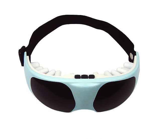 Masque Massage Yeux Vibrant Magnétique - Acupression Anti-Cernes Fatigue