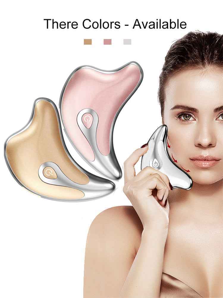 Gua Sha Électrique LED Microcourant - Lifting Rajeunissement Visage Corps