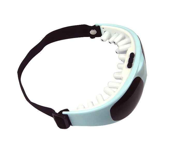 Masque Massage Yeux Vibrant Magnétique - Acupression Anti-Cernes Fatigue