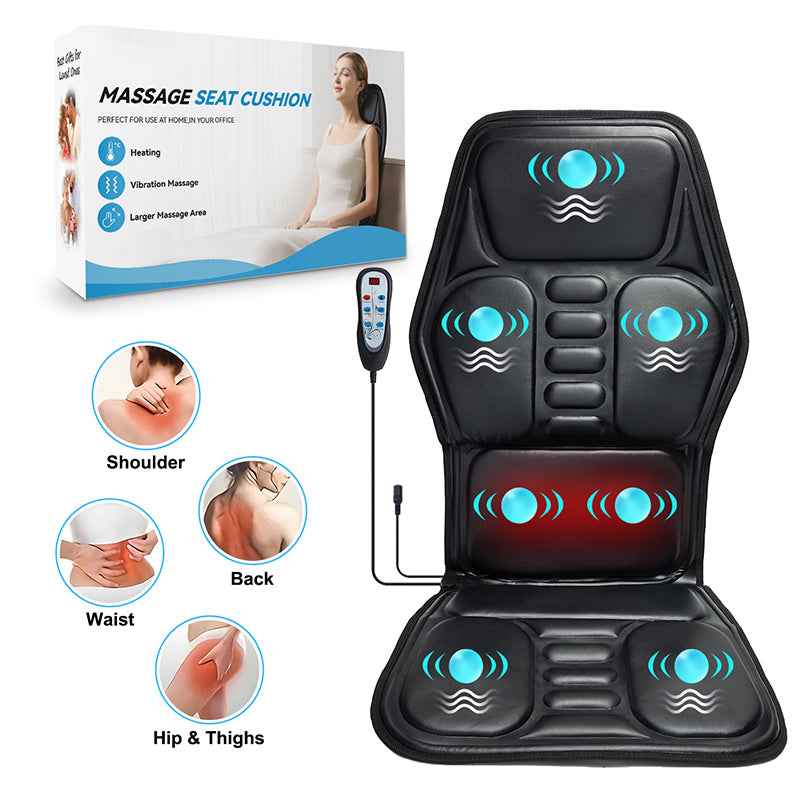 Coussin Masseur Chaleur 9 Modes - Soulage Dos Nuque Épaules Jambes