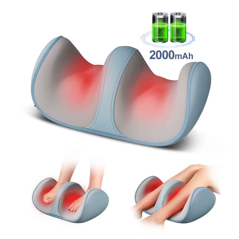Masseur Pieds Shiatsu Chaleur - Soulage Pieds Mollets Jambes Bras