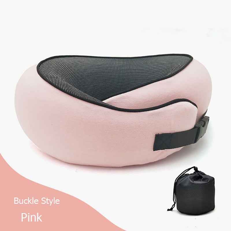 Coussin Cervical Voyage Mémoire de Forme - Oreiller Avion Anti-Déformation