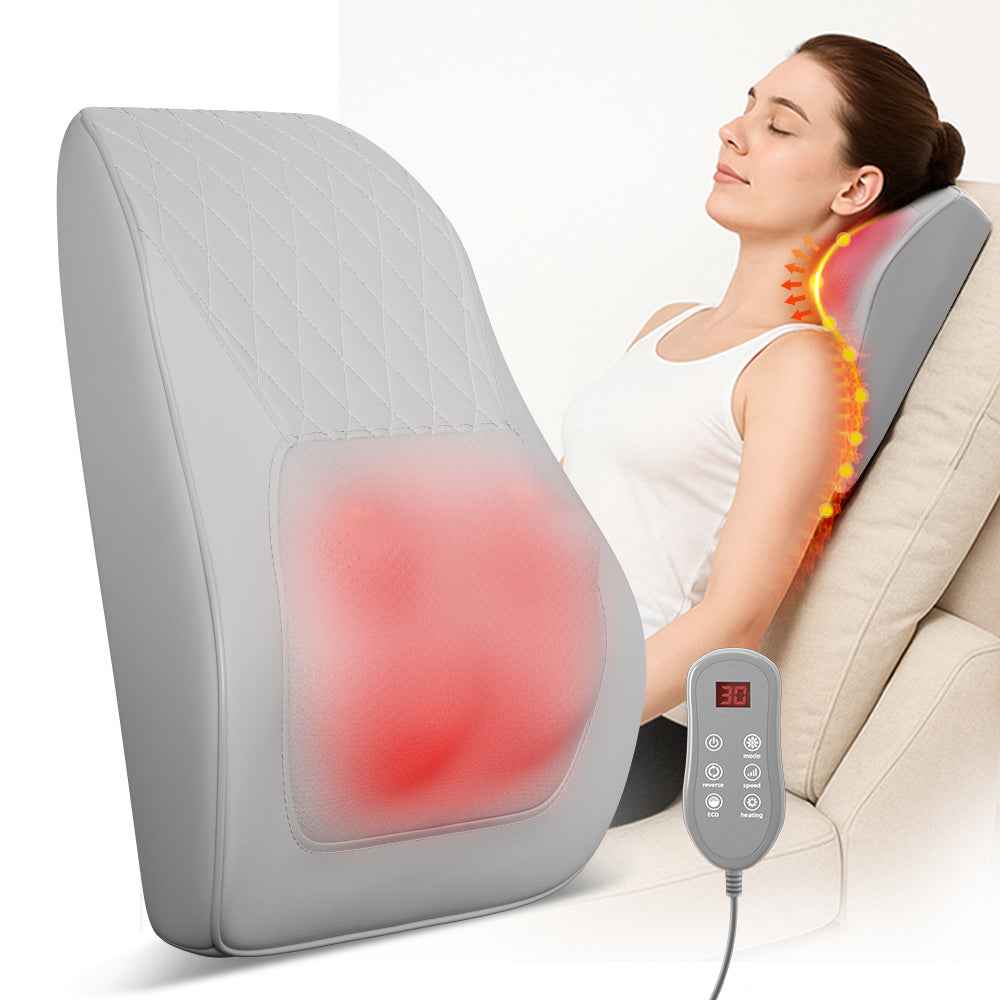 Coussin Masseur Nuque Chaleur 3 Vitesses - Vibrations Cervicales Voyage