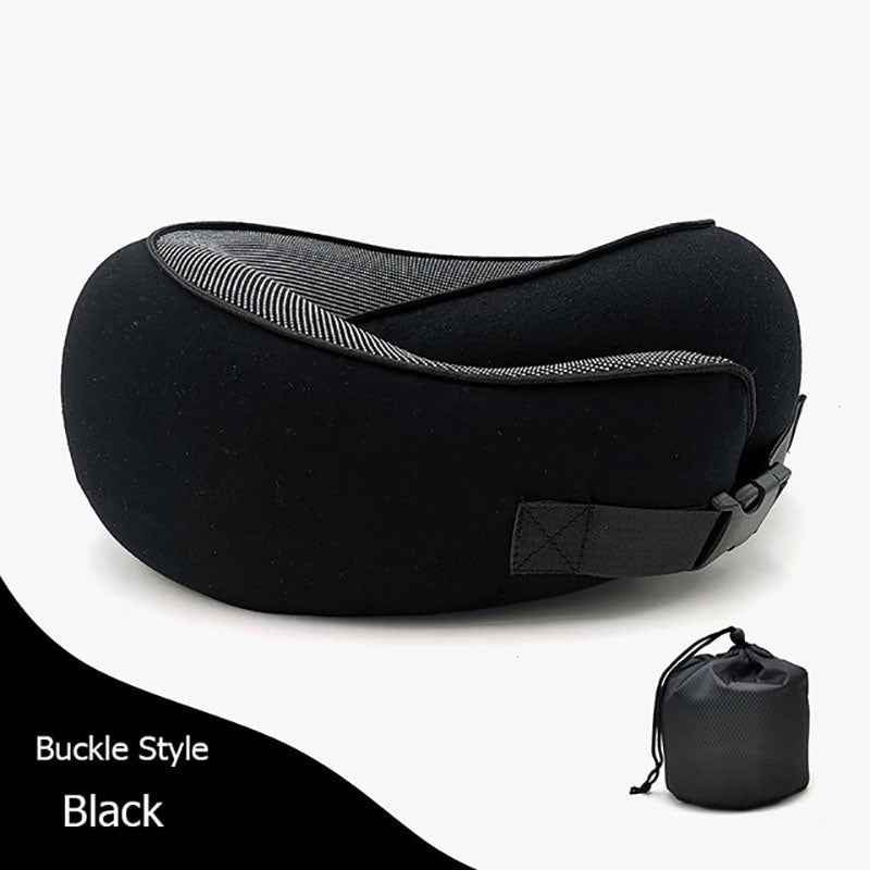 Coussin Cervical Voyage Mémoire de Forme - Oreiller Avion Anti-Déformation