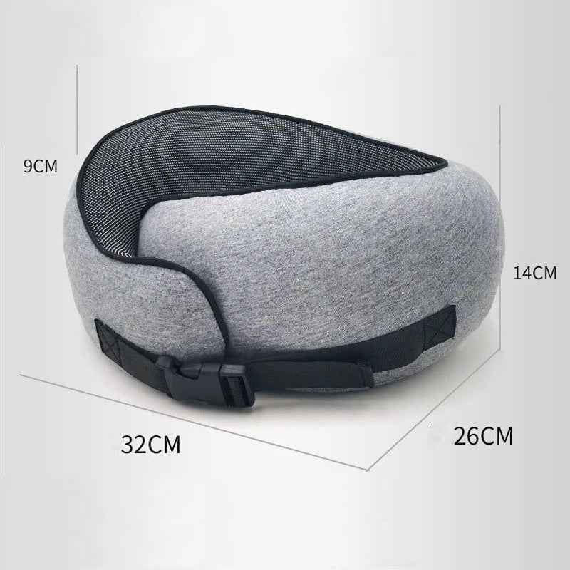 Coussin Cervical Voyage Mémoire de Forme - Oreiller Avion Anti-Déformation