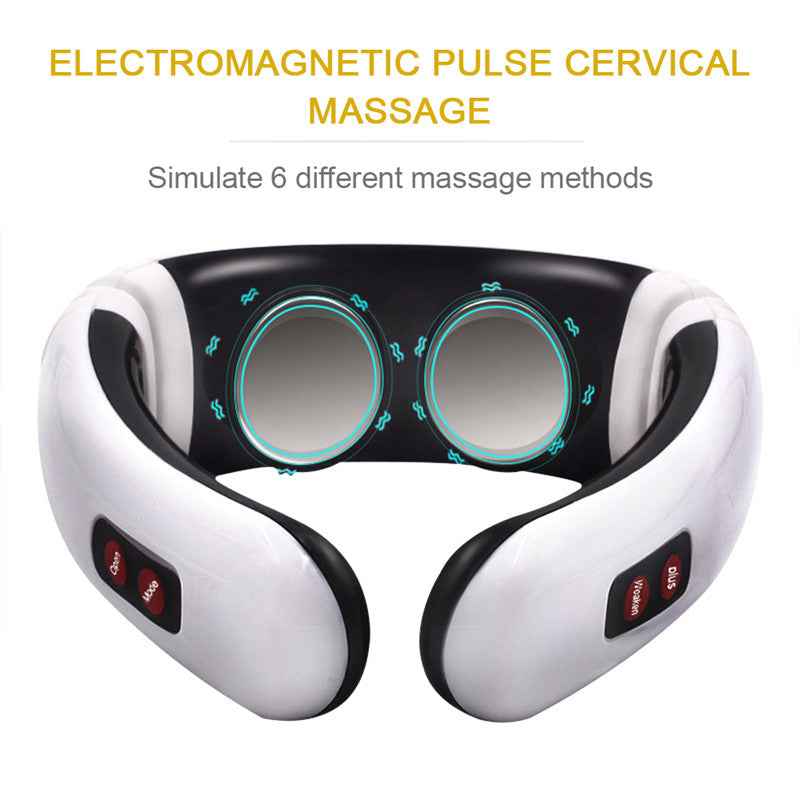 Masseur Épaules Nuque Multifonction - Impulsions Électriques 6 Modes