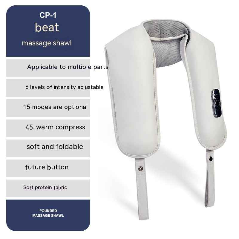 Masseur Épaules Nuque Clip Électrique - Pétrissage Chaleur Multi-Modes