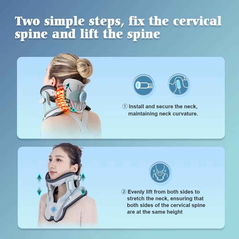 Correcteur de Posture Cervical - Relaxation Épaules et Nuque