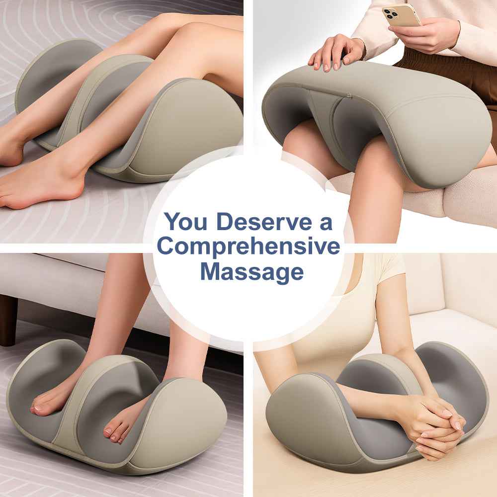 Masseur Pieds Shiatsu Chaleur - Soulage Pieds Mollets Jambes Bras
