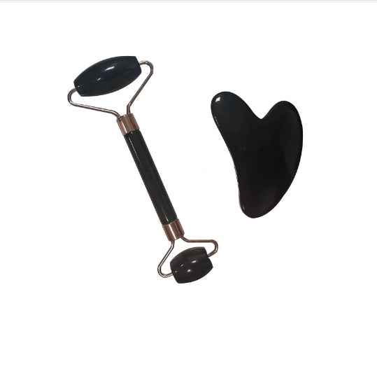 Gua Sha Visage Lifting Anti-Rides Résine - Set 2 Pièces Massage Facial