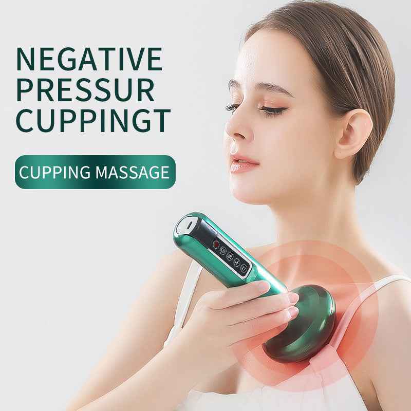 Ventouses Électriques Anti-Cellulite Gua Sha - Aspiration 12 Niveaux Chaleur