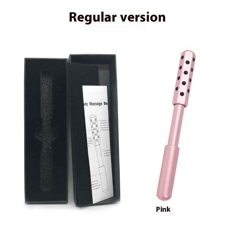 Bâton Beauté 30 Pierres Germanium - Rouleau Massage Visage Anti-Rides Lifting