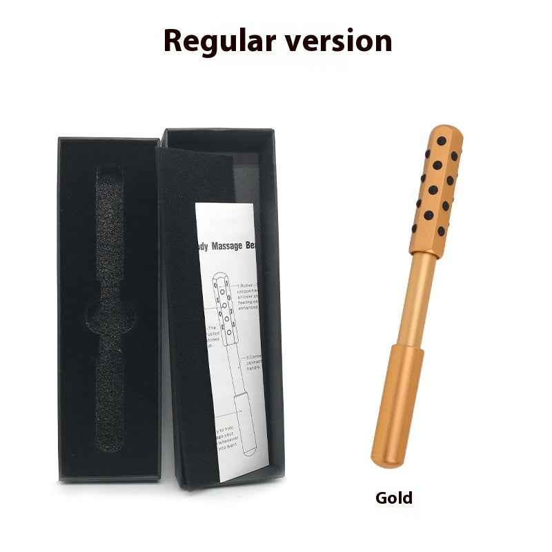 Bâton Beauté 30 Pierres Germanium - Rouleau Massage Visage Anti-Rides Lifting