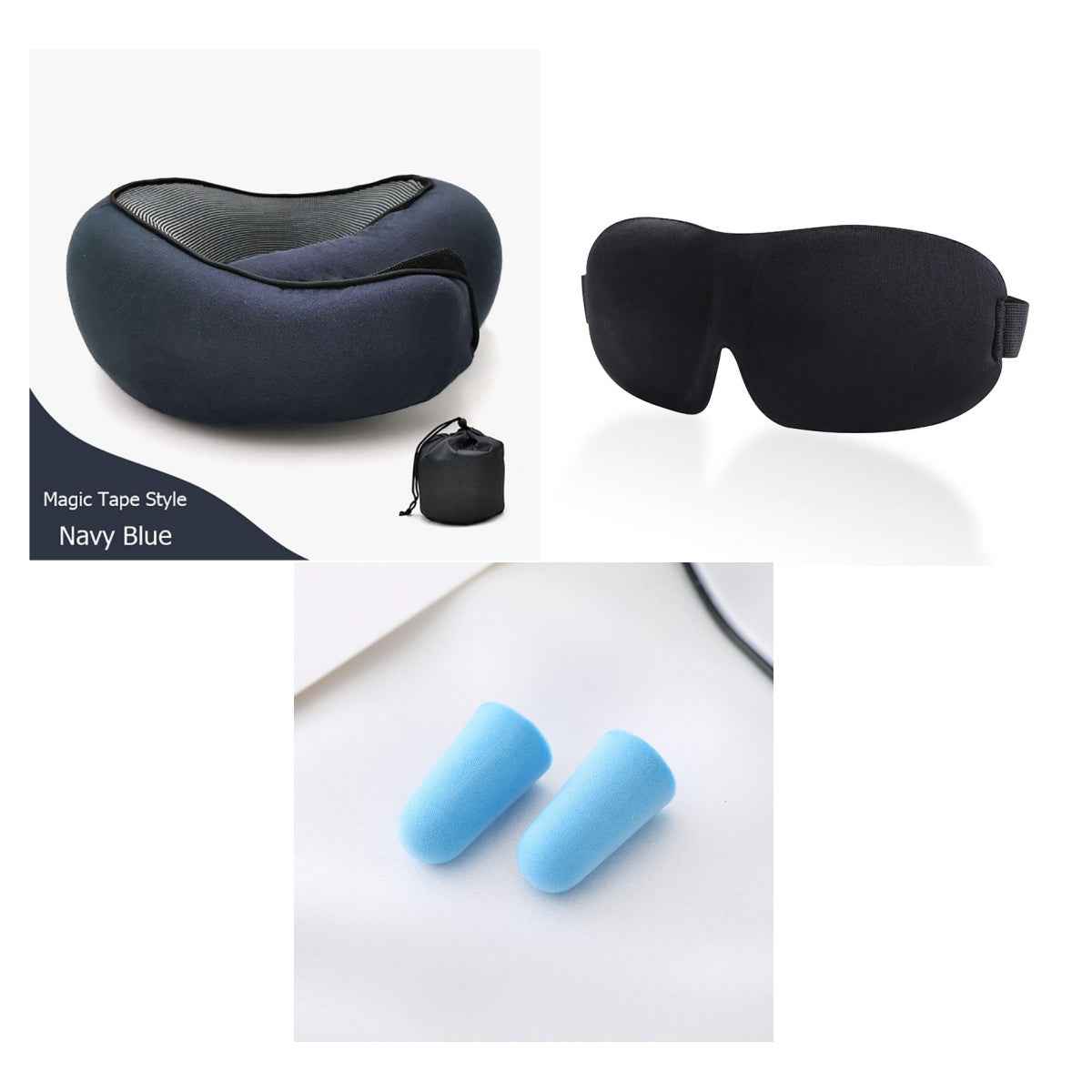 Coussin Cervical Voyage Mémoire de Forme - Oreiller Avion Anti-Déformation