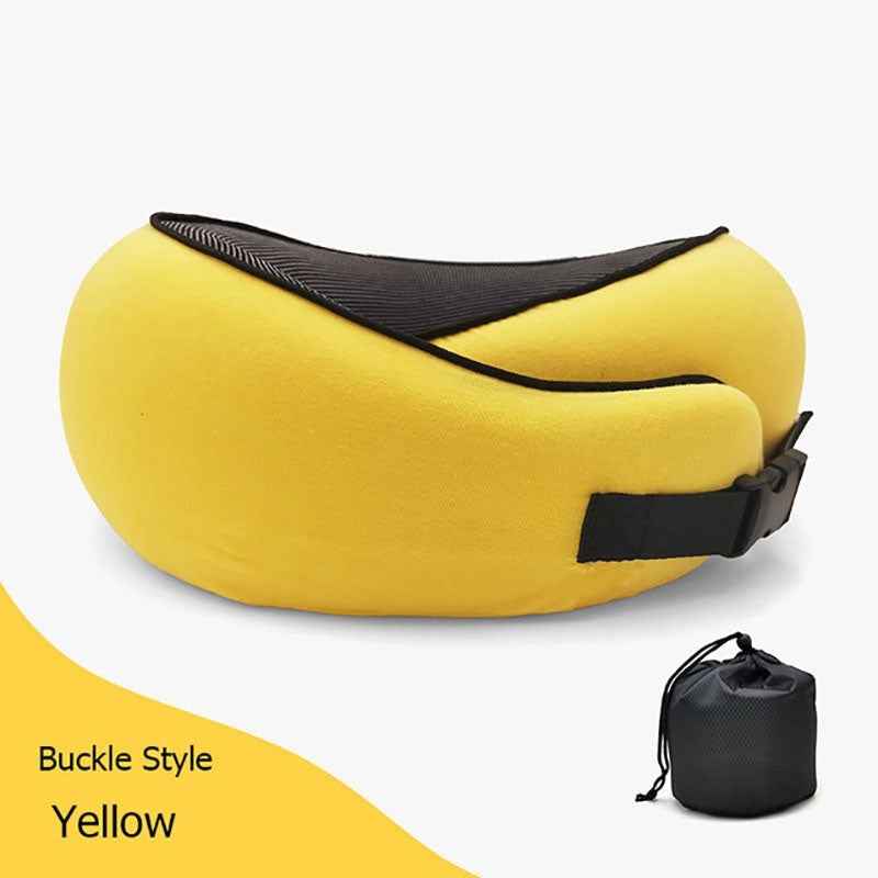 Coussin Cervical Voyage Mémoire de Forme - Oreiller Avion Anti-Déformation